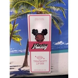 Mintty Makeup Treatmintt Lip Duo‎ Pay It No Mind Pink Lip Kit Gloss Liner